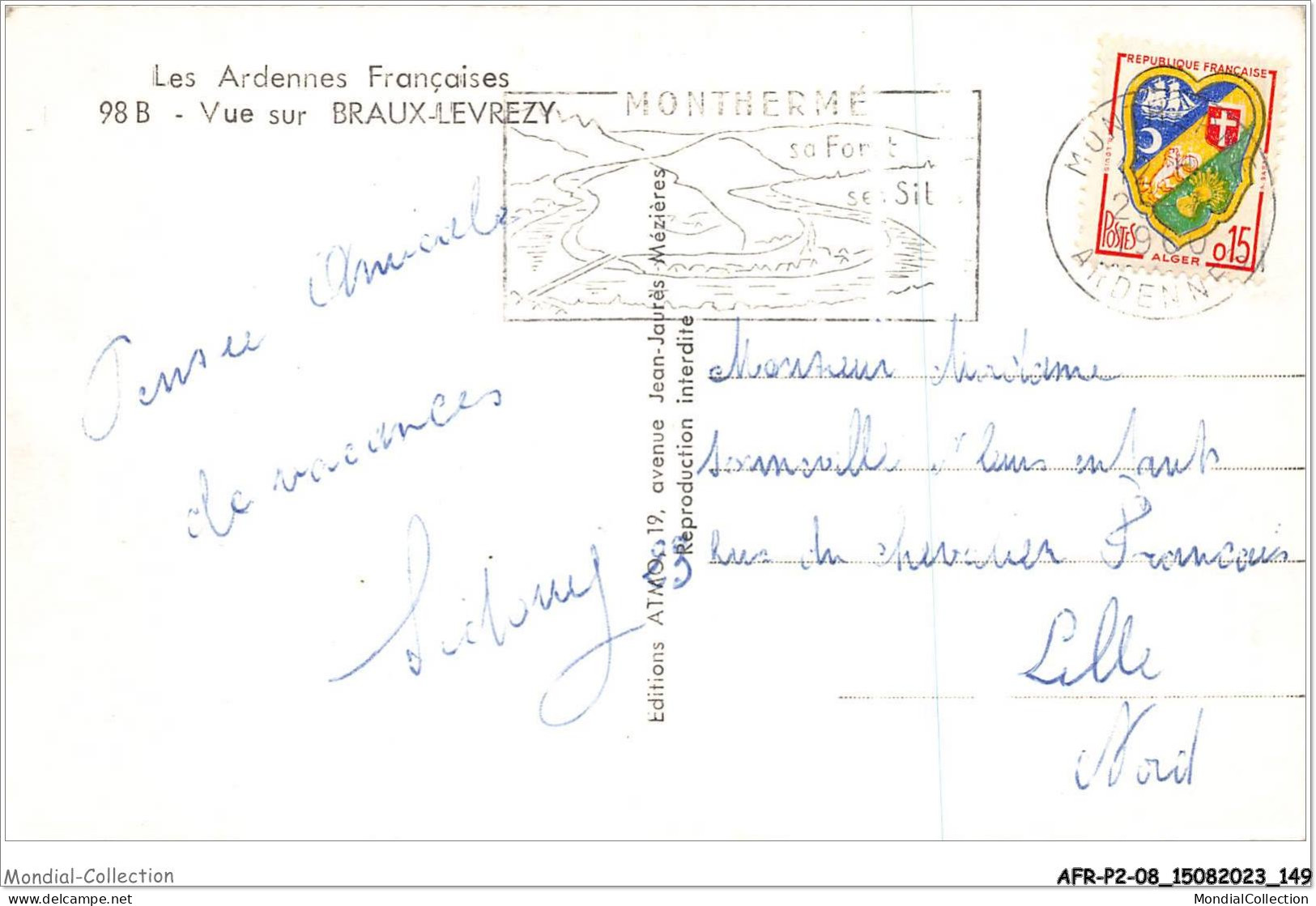 AFRP2-08-0138 - Les Ardennes Française - Vue Sur BRAUX-LEVREZY - Sonstige & Ohne Zuordnung
