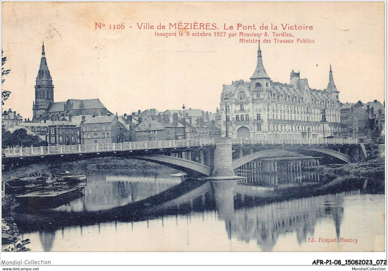 AFRP1-08-0037 - Ville De MEZIERES - Le Pont De La Victoire - Charleville