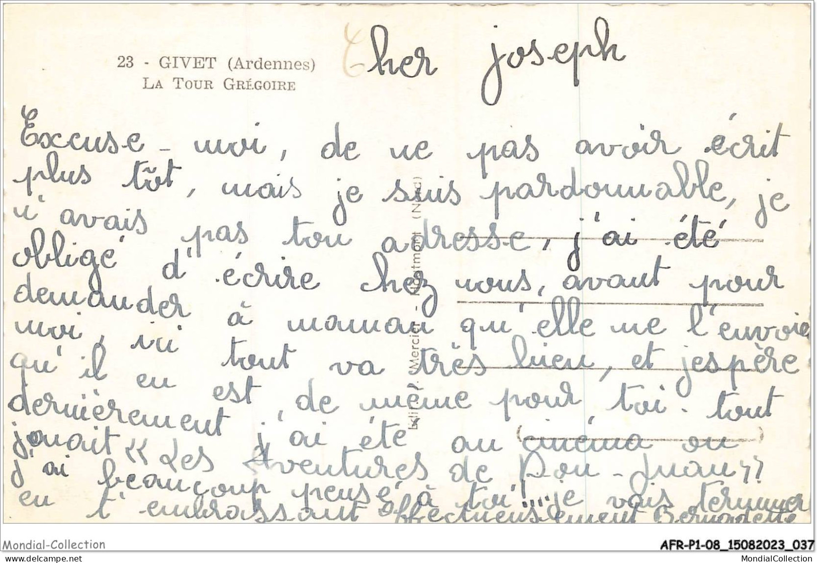 AFRP1-08-0019 - GIVET - Ardennes - La Tour Grégoire - Givet