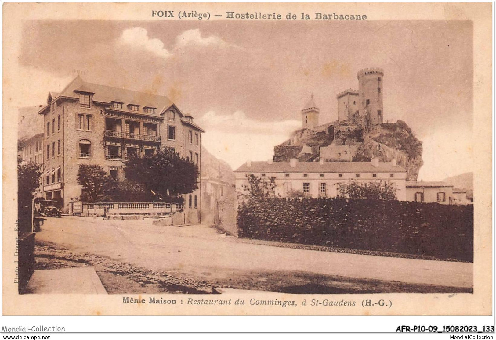 AFRP10-09-0954 - FOIX - Ariège - Hostellerie De La Barbacane - Foix