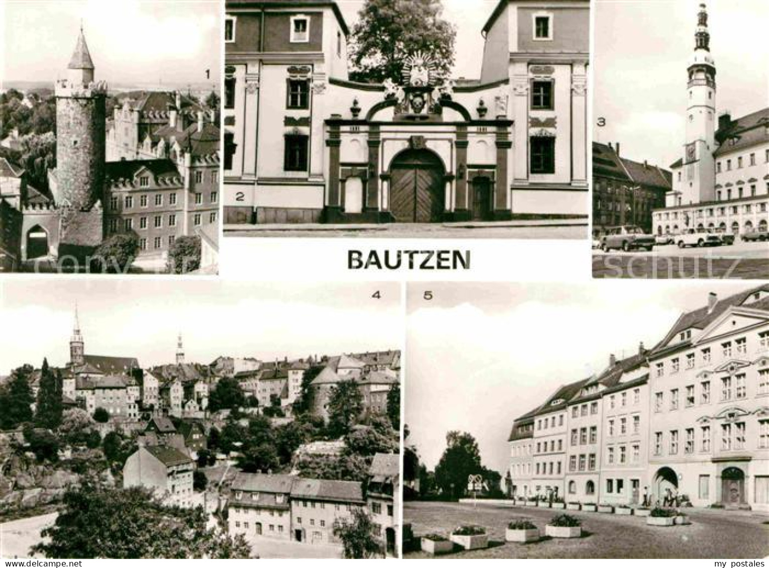 72634304 Bautzen Blick Vom Reichenturm Domstift Rathaus Blick Von Der Friedensbr - Bautzen