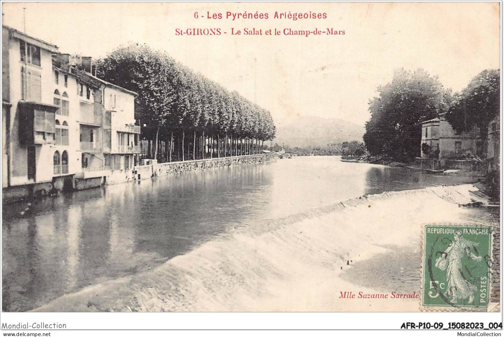 AFRP10-09-0889 - Les Pyrénées Ariègeoises - ST-GIRONS - Le Salat Et Le Champ-de-mars - Saint Girons