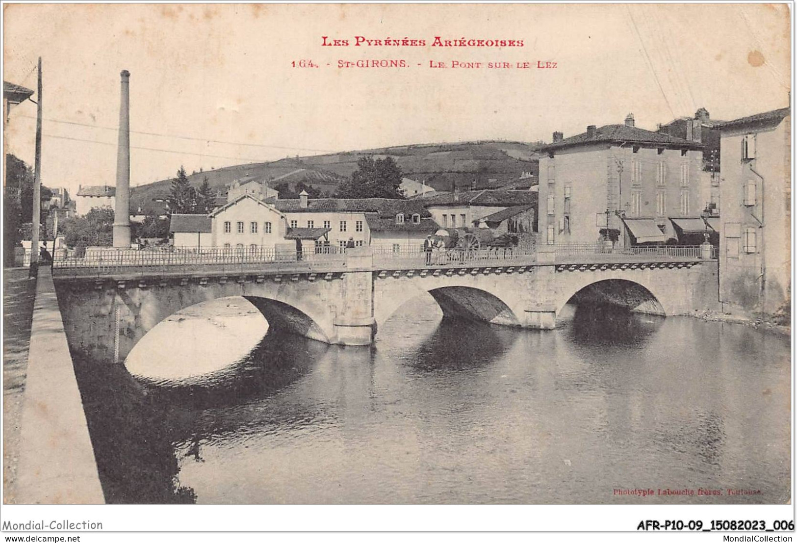 AFRP10-09-0890 - Les Pyrénées Ariègeoises - ST-GIRONS - Le Pont Sur Le Lez - Saint Girons