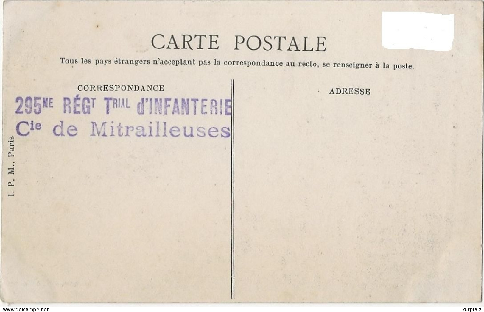 CPA Mélicocq (Oise) - Le Moulin, Tampon à La Main 295me Régiment Trial Infanterie Au Dos - Thourotte