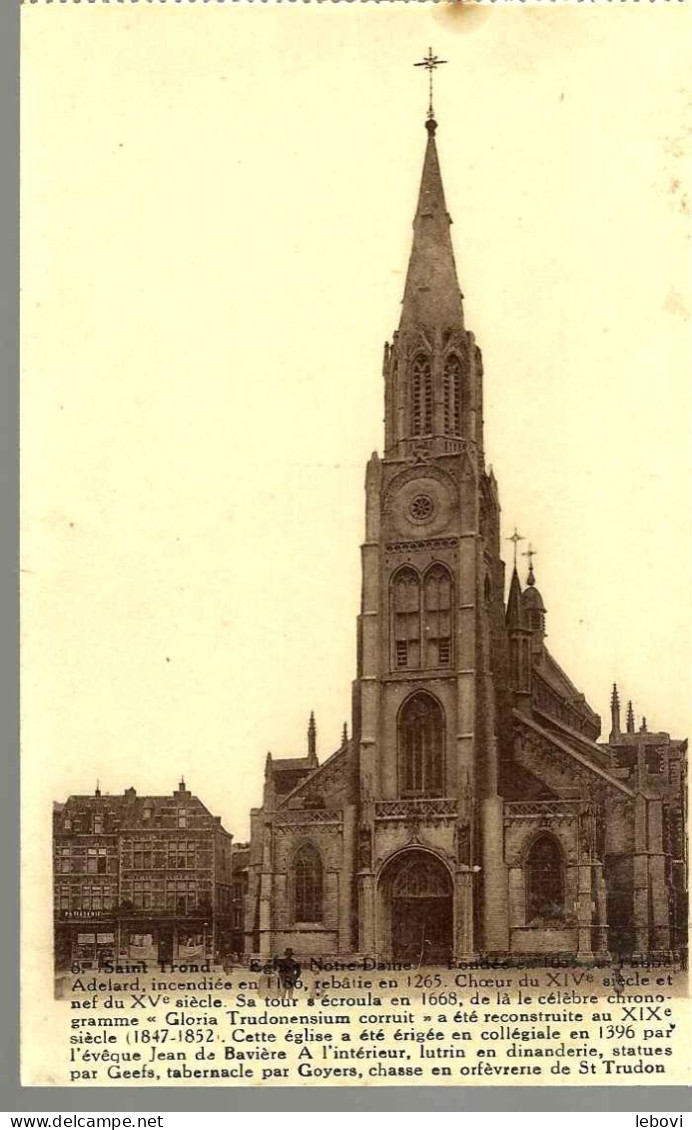 SAINT – TROND « Eglise Notre - Dame » - Ed. Desaix, Bxl - Sint-Truiden