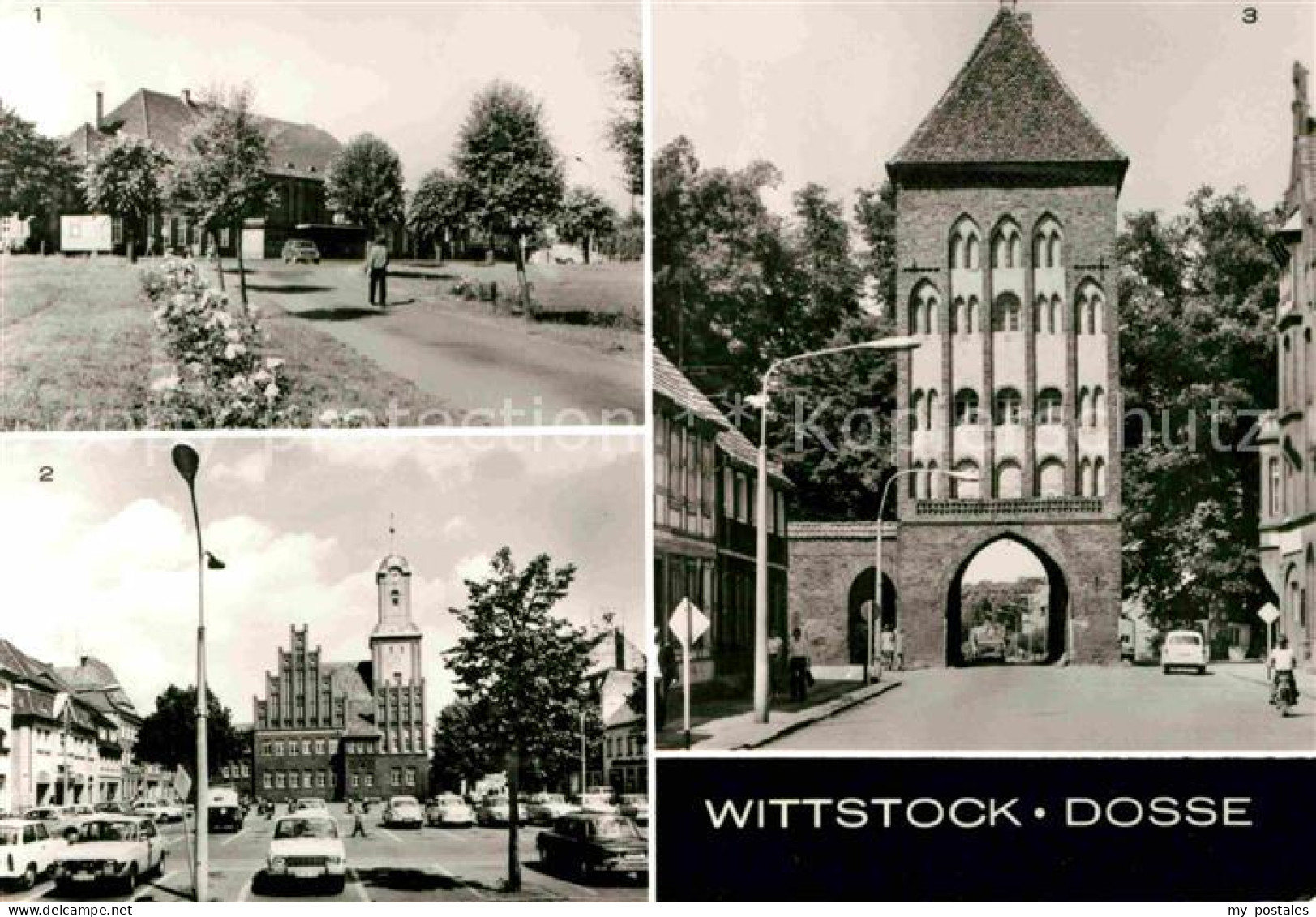 72634295 Wittstock Bahnhof Rathaus Ernst Thaelmann Platz Groepertor Wittstock - Wittstock