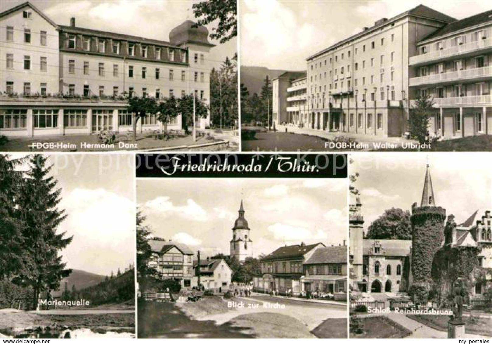 72634286 Friedrichroda Erholungsheim Hermann Danz Walter Ulbricht Schloss Reinha - Friedrichroda