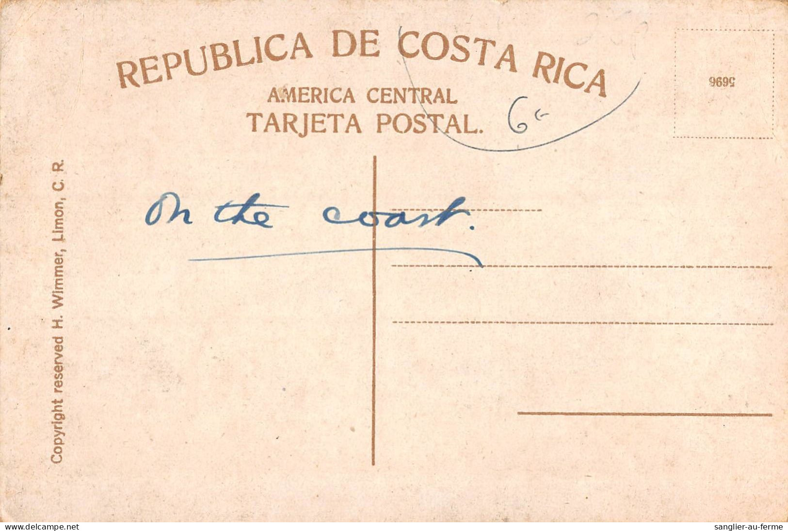 CPA COSTA RICA / COCONUT GROVES ALONG THE CARIBEAN SEA - Costa Rica