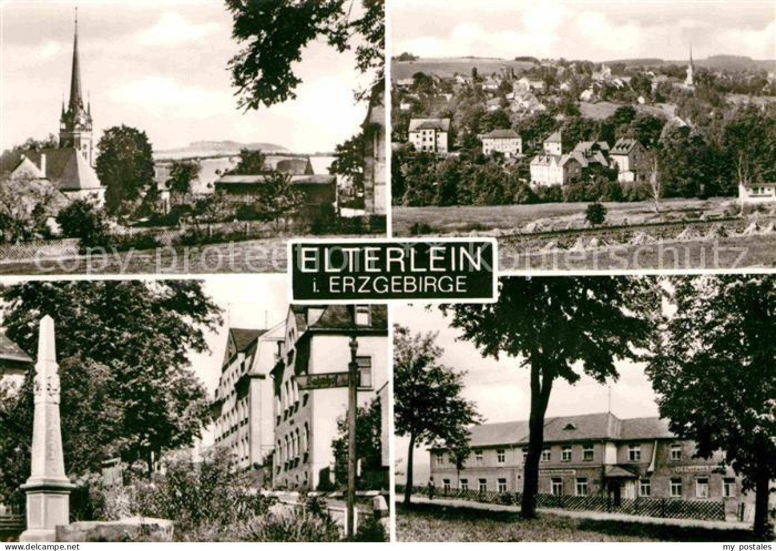 72634276 Elterlein Kirche Brunnen  Elterlein - Elterlein