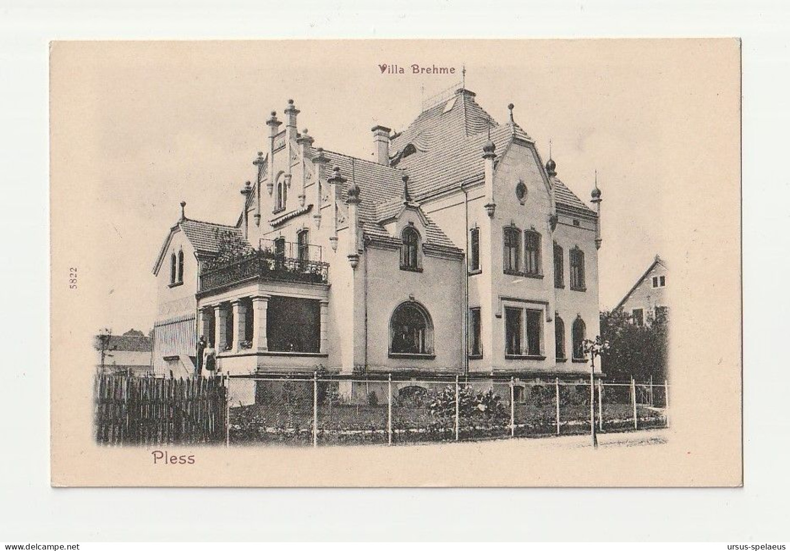 PLESS PSZCZYNA VILLA BREHME   AK Ca. 1905 - Schlesien