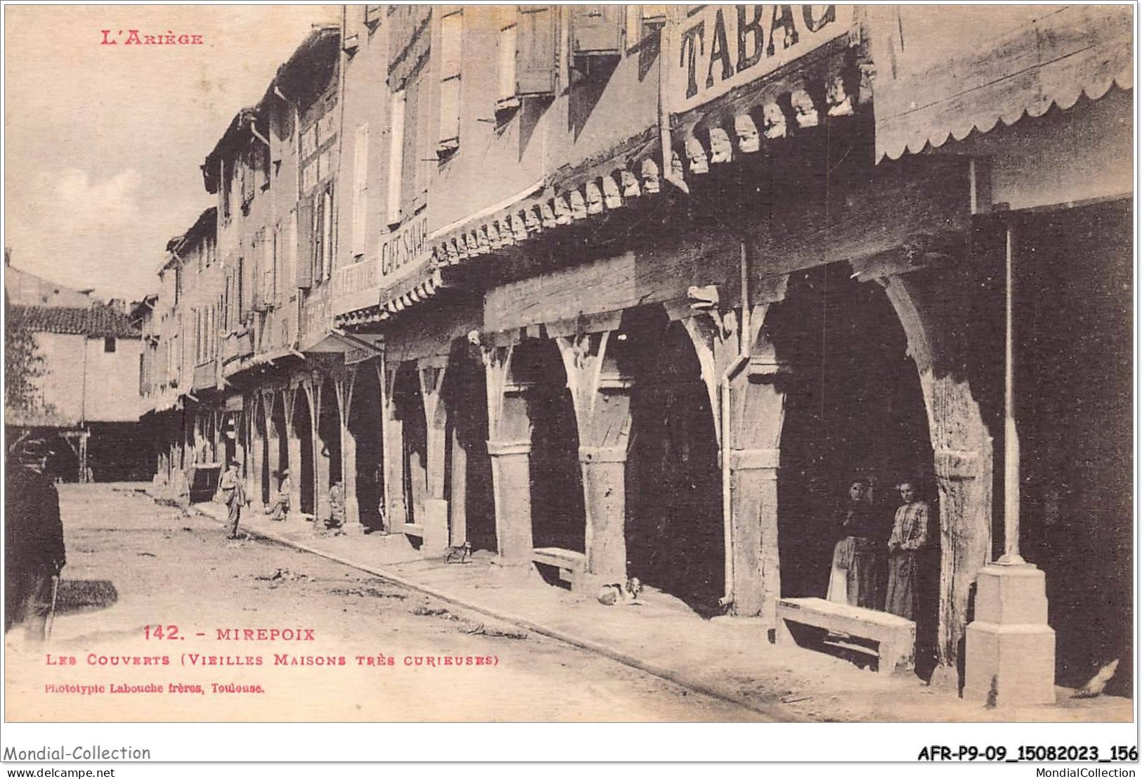 AFRP9-09-0847 - L'ariège - MIREPOIX - Le Couverts - Vieilles Maisons Très Curieuses - Pamiers