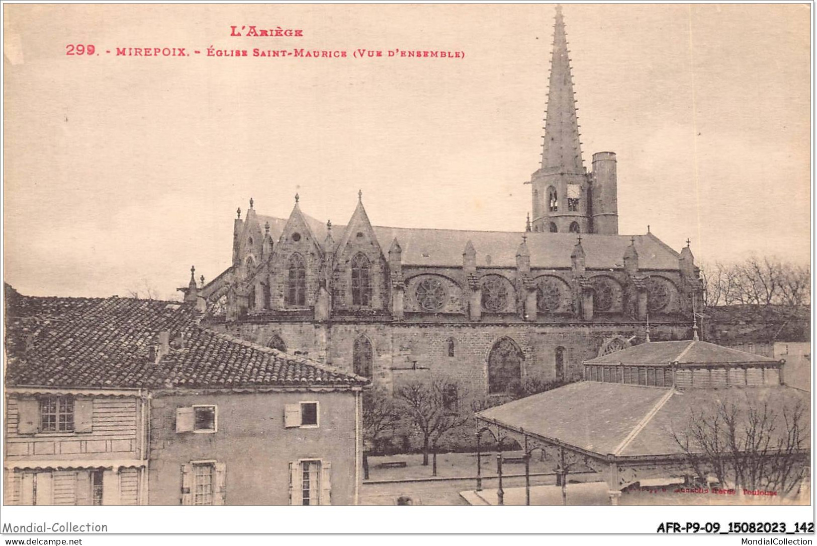 AFRP9-09-0840 - L'ariège - MIREPOIX - église Saint-maurice - Vue D'ensemble - Pamiers