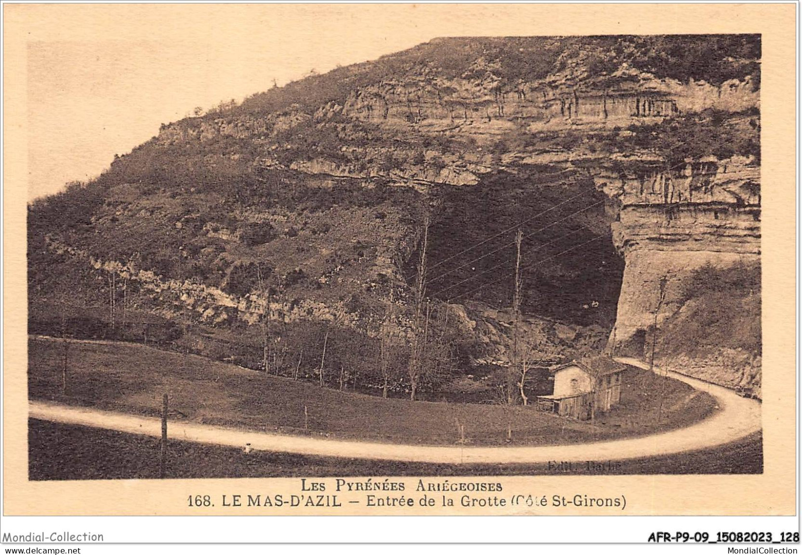 AFRP9-09-0833 - Les Pyrénées Ariègeoises - LE MAS-D'AZIL - Entrée De La Grotte - Côté St-girons - Saint Girons