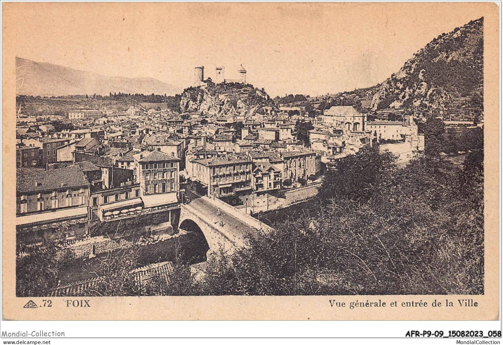 AFRP9-09-0798 - FOIX - Vue Générale Et Entrée De La Ville - Foix