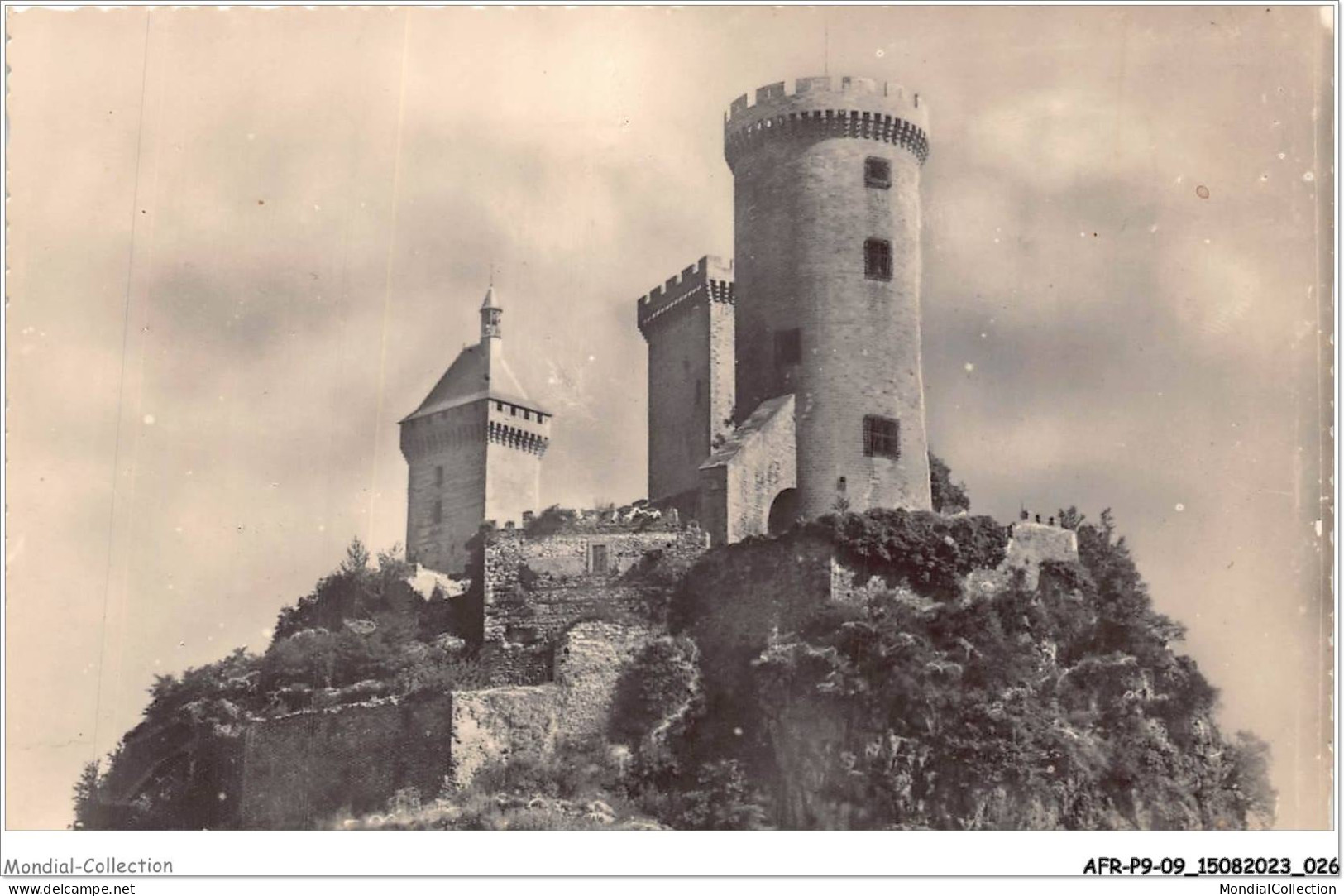 AFRP9-09-0782 - FOIX - Ariège - Le Château - Monument Historique - Façade Ouest - Foix