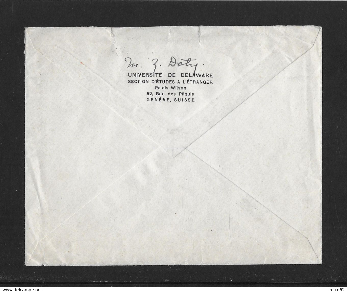 1939 MISCHFRANKATUR MIT WAPPENMUSTER ► Luftpost-Brief Mit Guter Mischfrankatur Nach Delaware/USA   ►SBK-165z 250.-◄ - Lettres & Documents