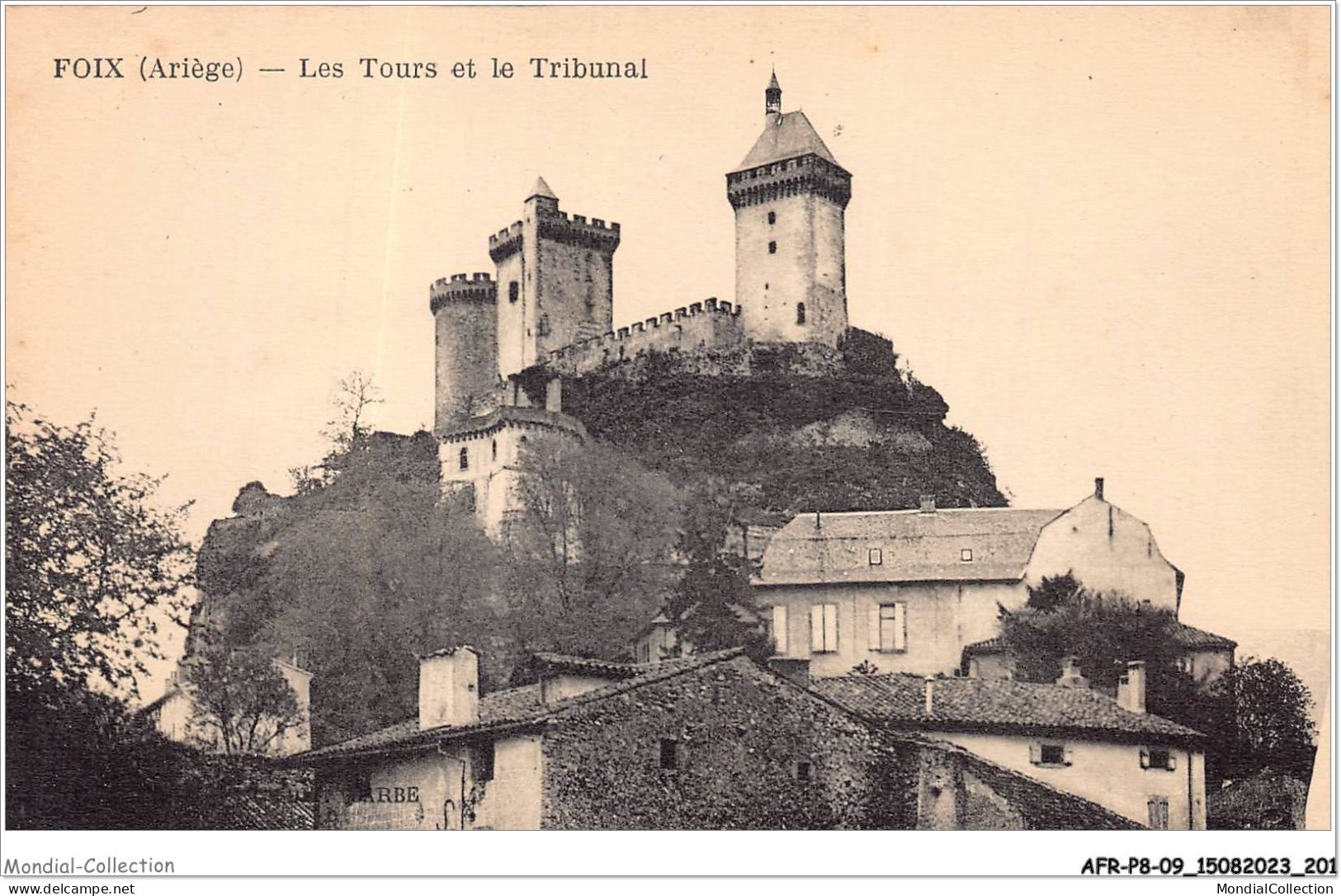 AFRP8-09-0753 - FOIX - Ariège - Les Tours Et Le Tribunal - Foix