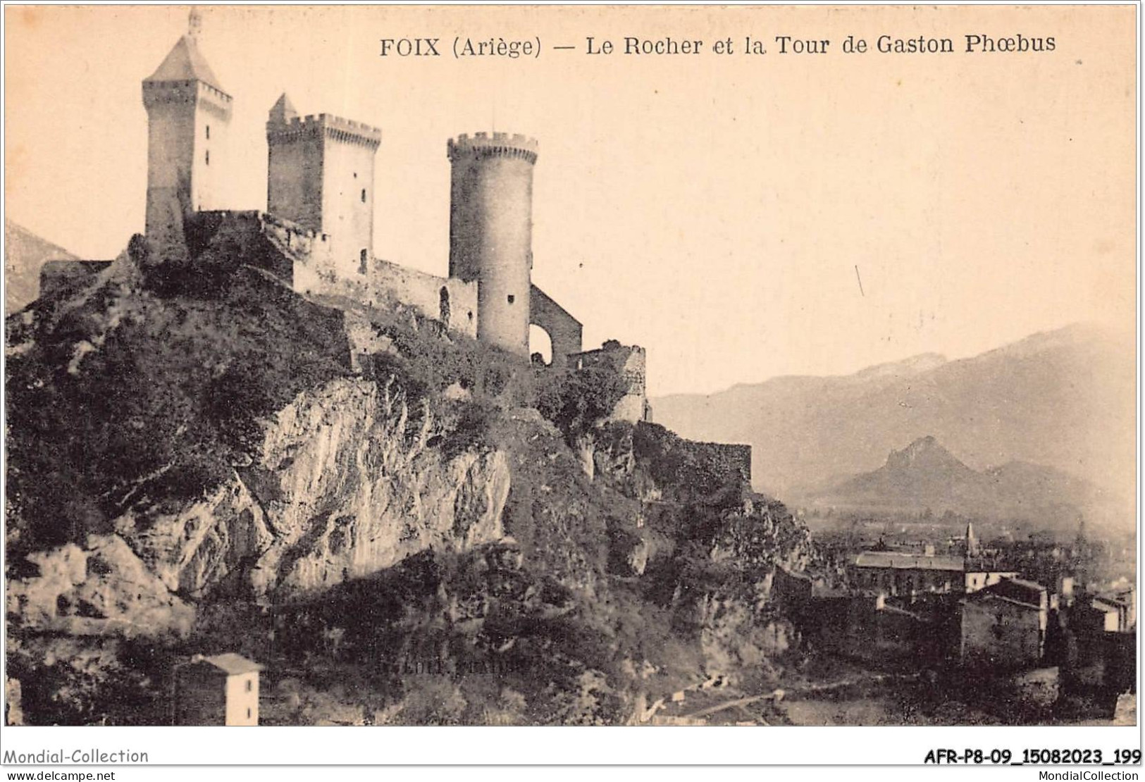 AFRP8-09-0752 - FOIX - Ariège - Le Rocher Et La Tour De Gaston Phoebus - Foix