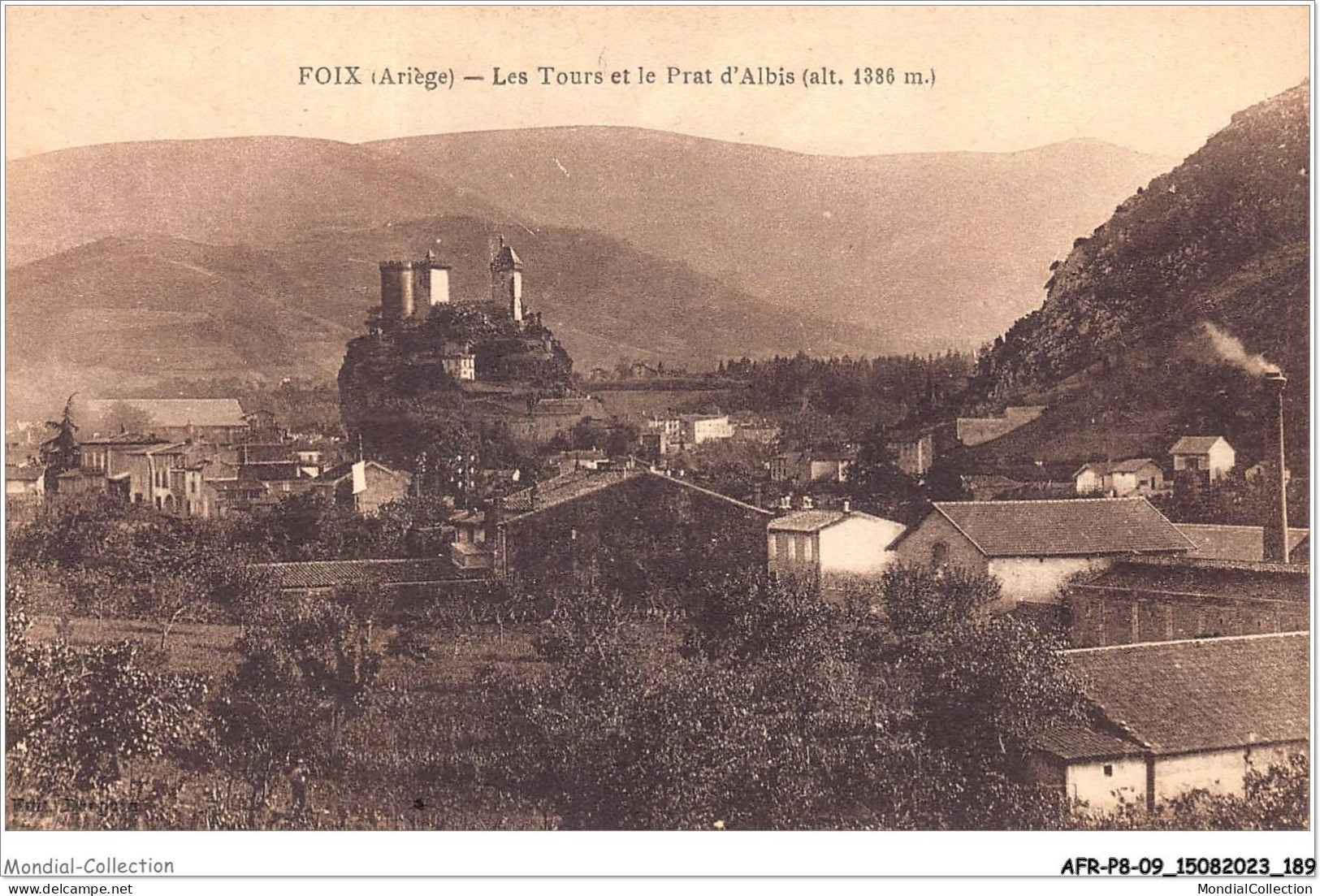 AFRP8-09-0747 - FOIX - Ariège - Les Tours Et Le Prat D'albis - Foix