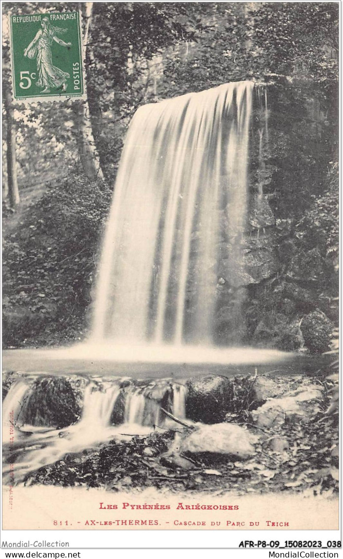 AFRP8-09-0671 - AX-LES-THERMES - Cascade Du Parc Du Teich - Ax Les Thermes