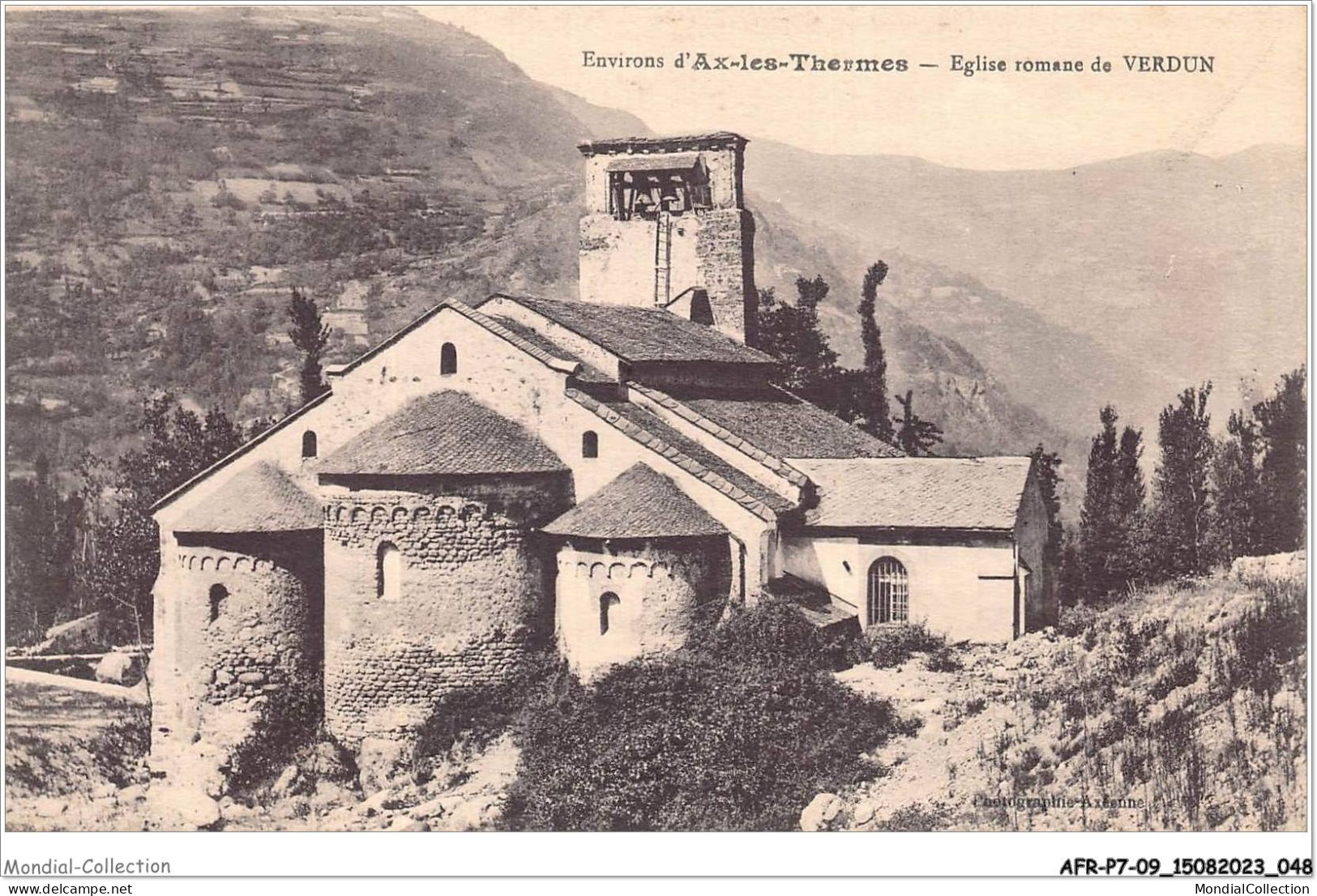 AFRP7-09-0567 - Environs D'AX-LES-THERMES - église Romane De Verdun - Ax Les Thermes