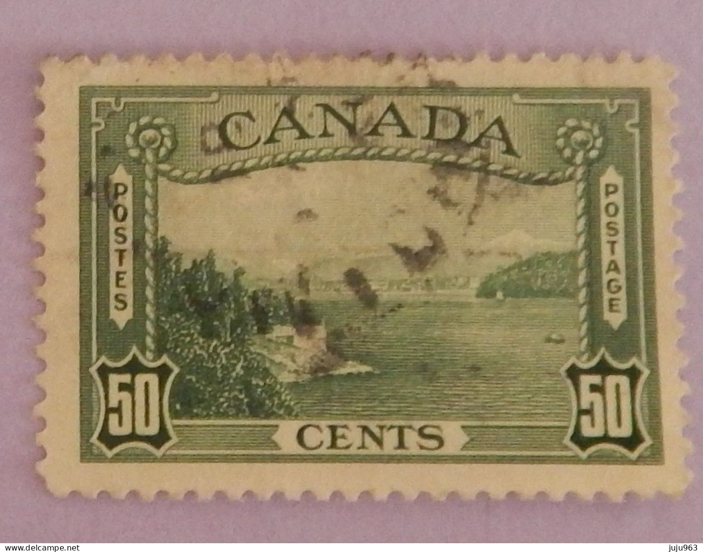 CANADA YT 200 OBLITERE "PORT DE VANCOUVER" ANNÉE 1938 - Gebruikt