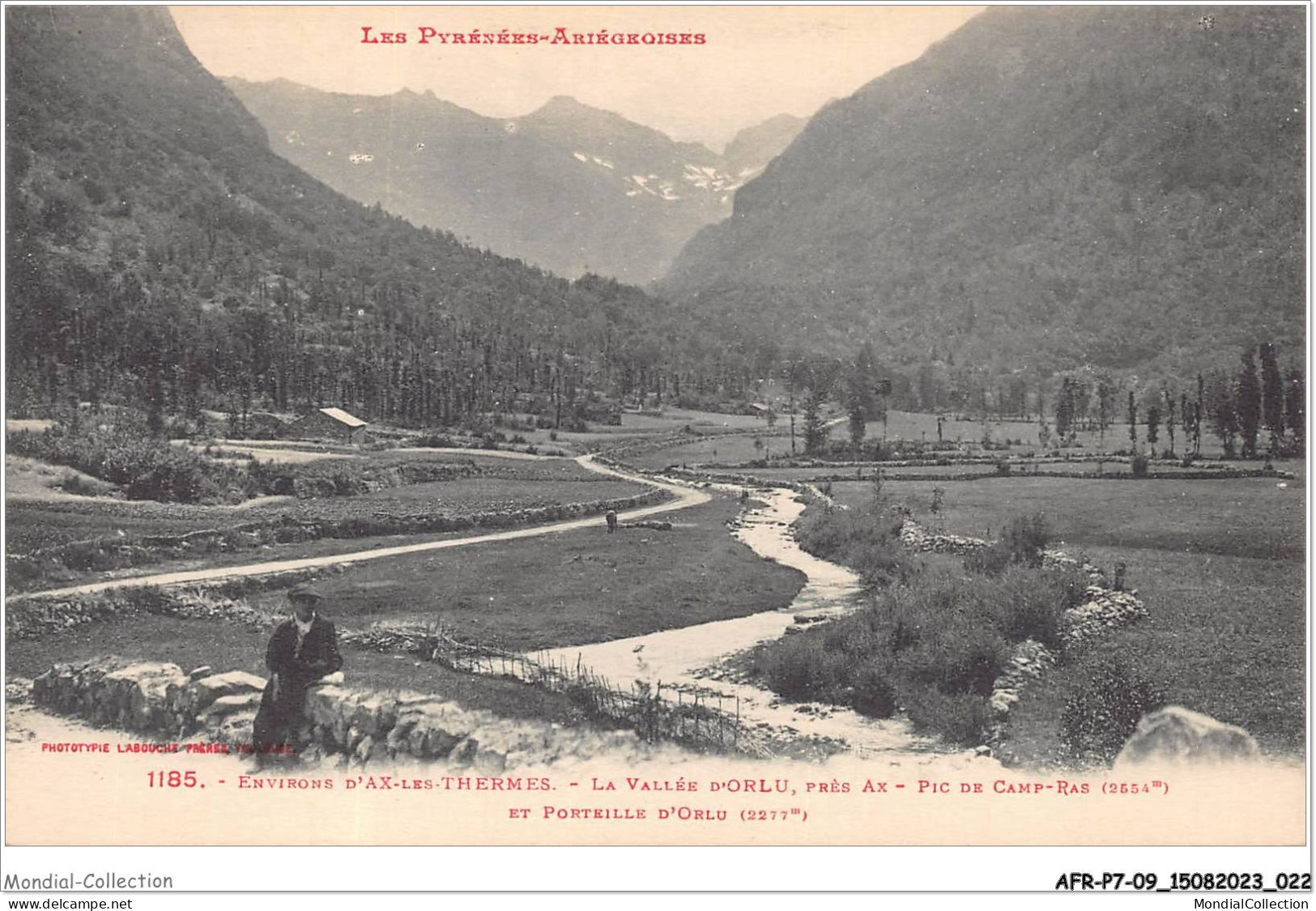 AFRP7-09-0554 - Environs D'AX-LES-THERMES - La Vallée D'orlu - Près Ax - Pic De Camp-ras Et Porteille D'orlu - Ax Les Thermes