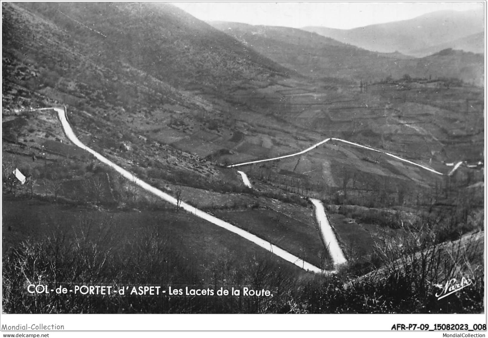 AFRP7-09-0547 - PORTET D'ASPET - Les Lacets De La Route - Vallée De La Bellongue - Sonstige & Ohne Zuordnung