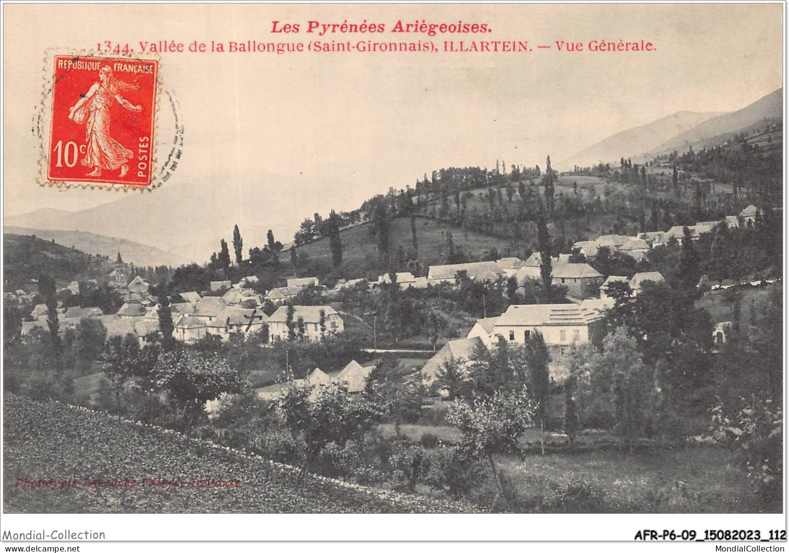 AFRP6-09-0503 - Les Pyrénées Ariègeoises - Vallée De La Ballongue - SAINT-GIRONNAIS - ILLARTEIN - Vue Générale - Saint Girons