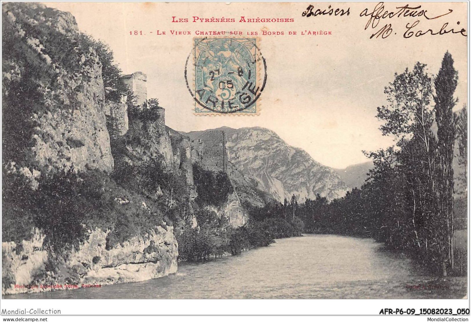 AFRP6-09-0472 - Les Pyrénées Ariègeoises - Le Vieux Château Sur Les Bords De L'ARIEGE - Other & Unclassified