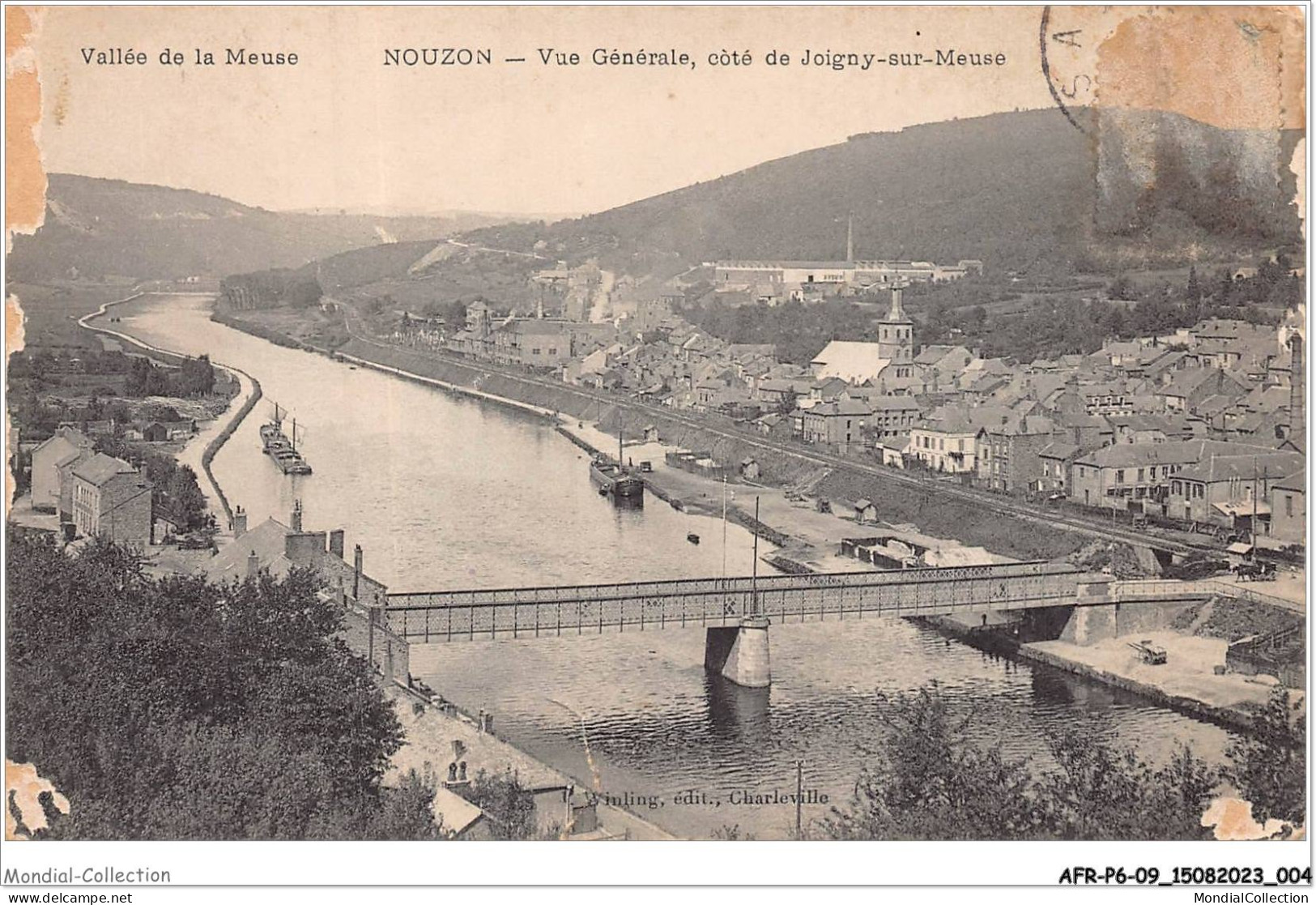 AFRP6-09-0449 - Vallée De La Meuse - NOUZON - Vue Générale - Côté De Joigny-sur-meuse - Other & Unclassified