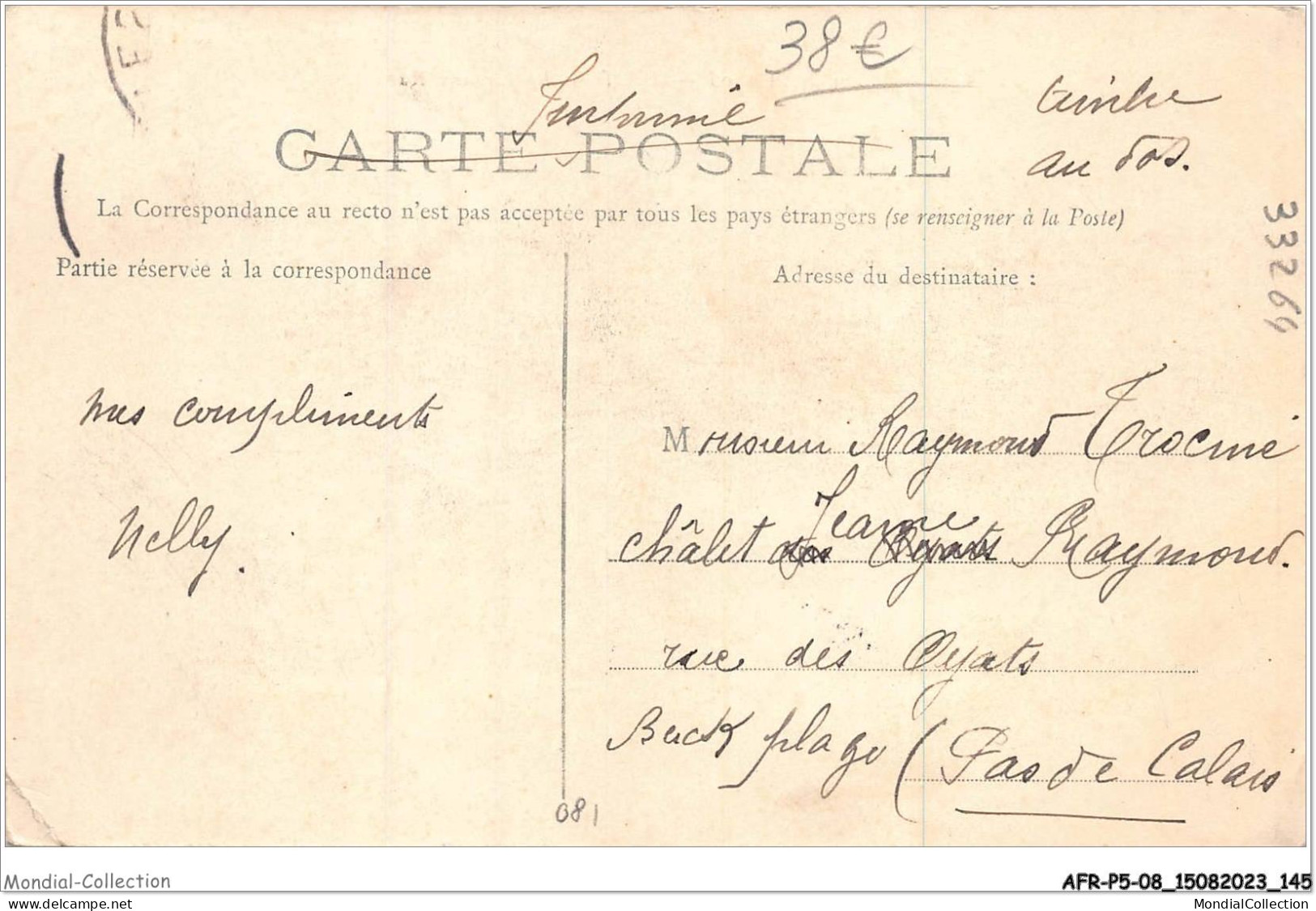 AFRP5-08-0408 - Cyclone Du 9 Août 1905 - ILLY - La Grande Rue - Other & Unclassified