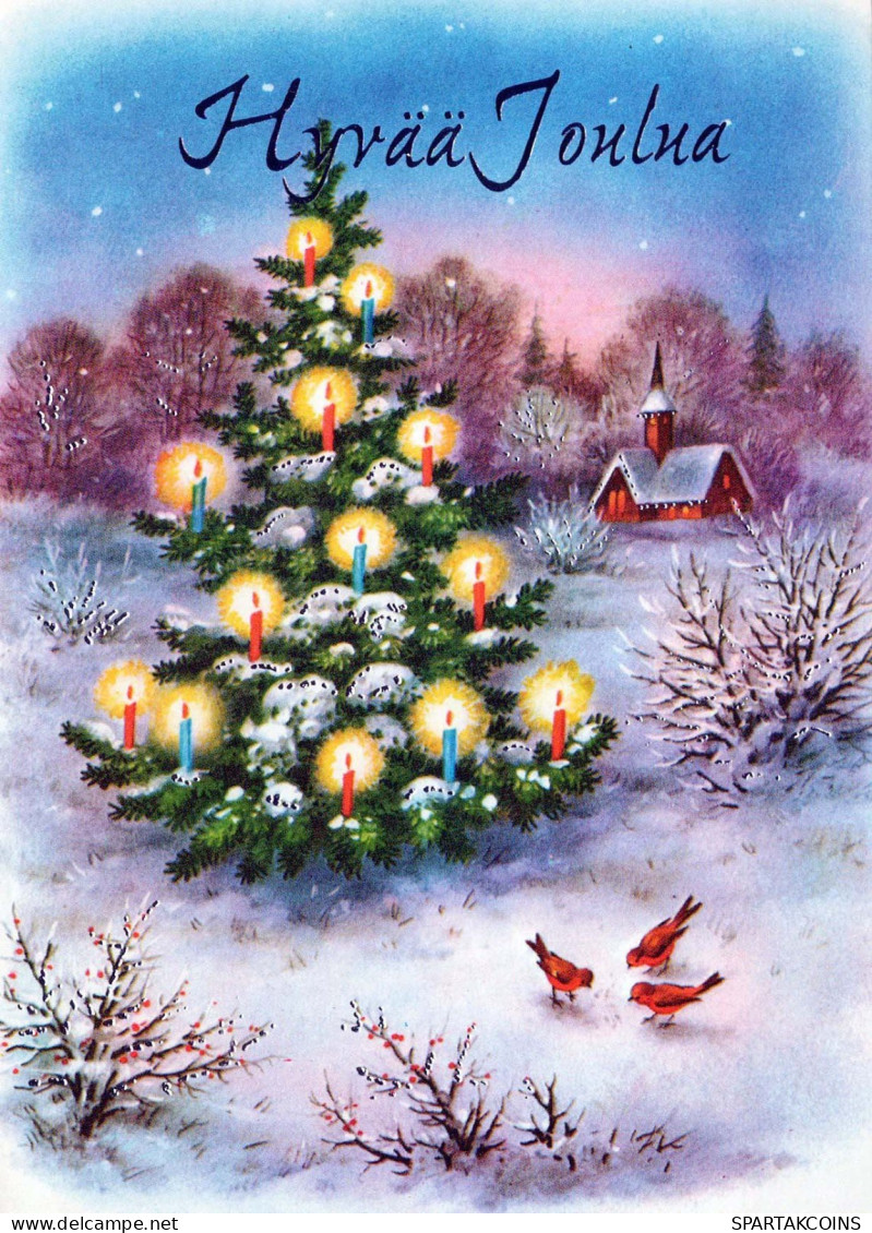 Feliz Año Navidad Vintage Tarjeta Postal CPSM #PAV203.A - Nouvel An