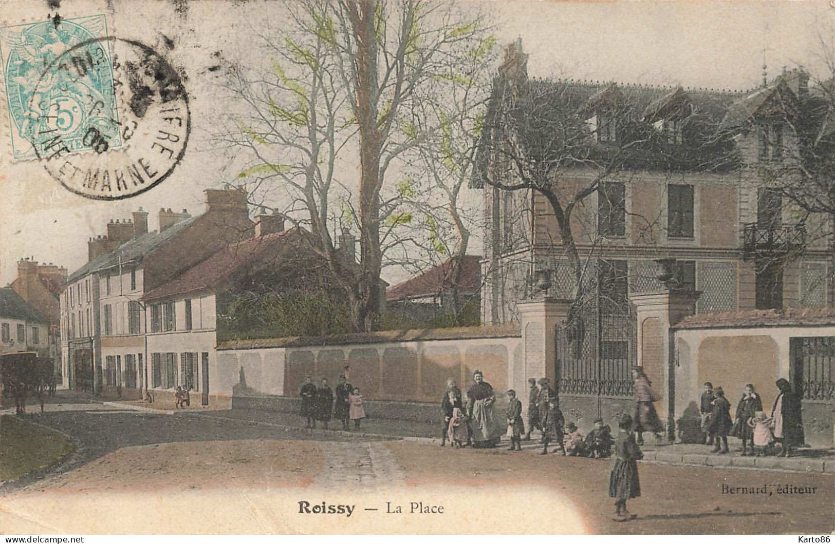Roissy En France * 1905 * La Place Du Village * Enfants Villageois - Roissy En France