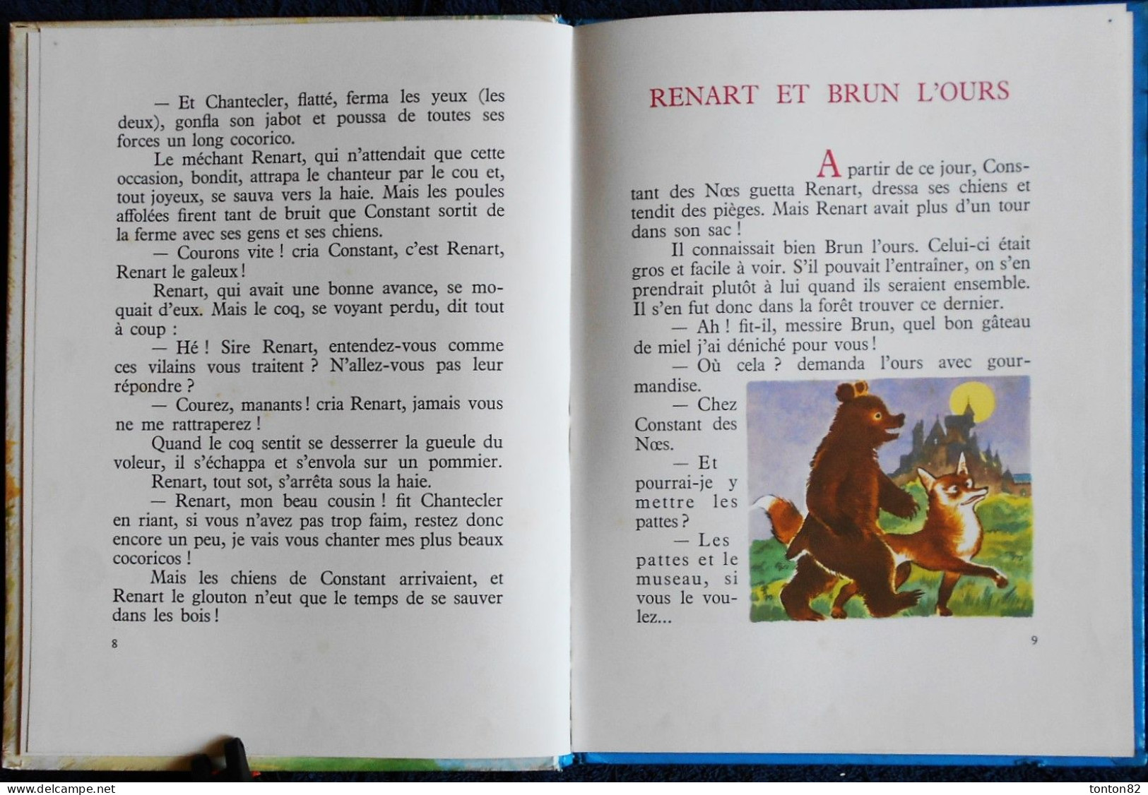 Le Roman de Renart - Collection Rouge et Bleue - Éditions G.P. - ( 1964 ) .