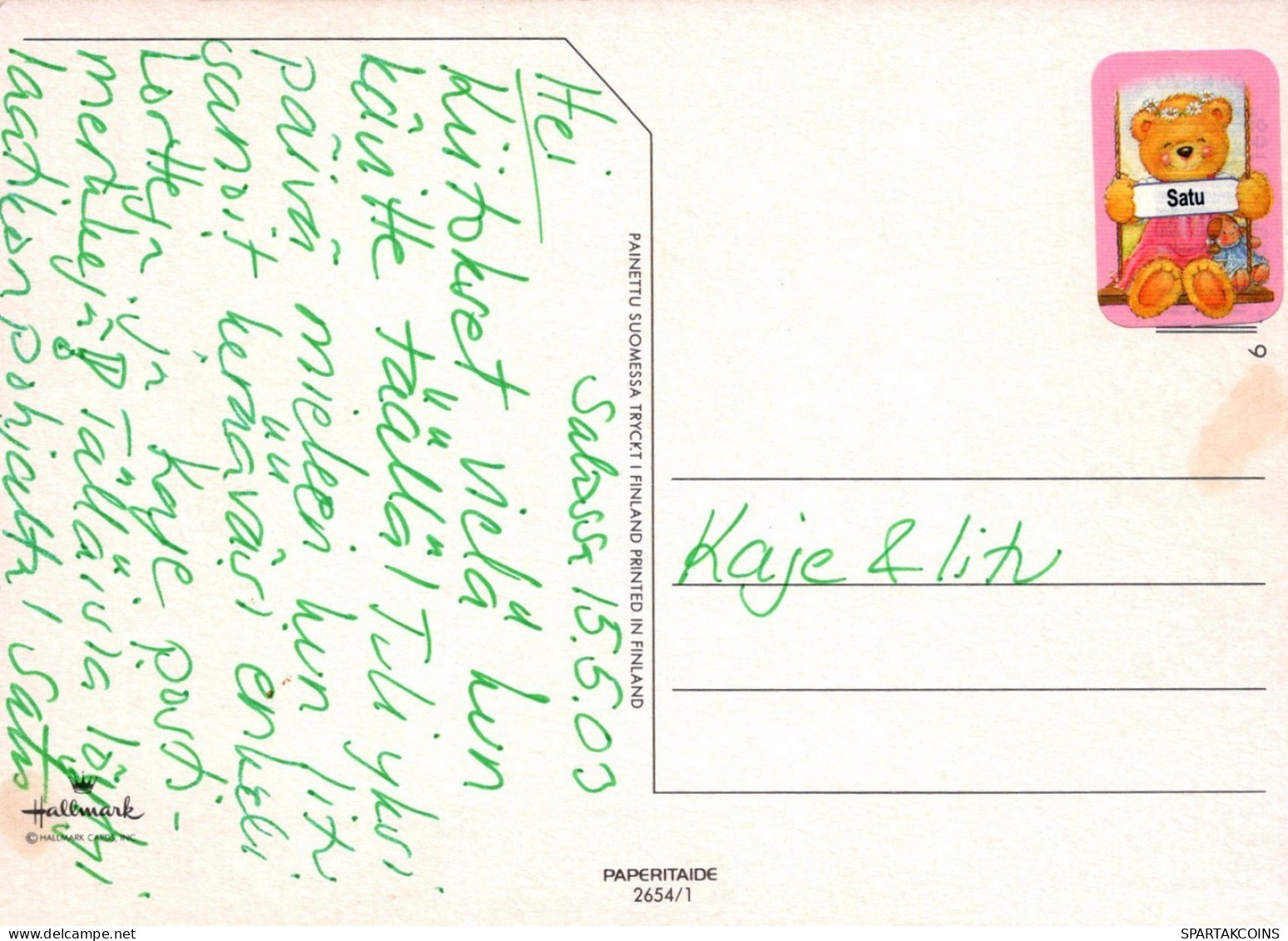 CHIEN Animaux Vintage Carte Postale CPSM #PAN500.A - Honden