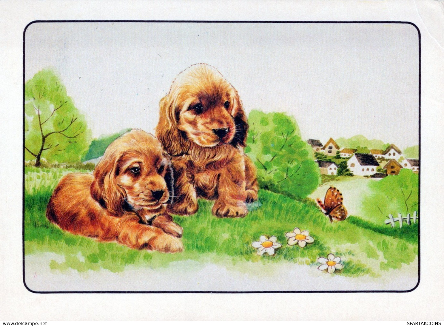 CANE Animale Vintage Cartolina CPSM #PAN509.A - Hunde