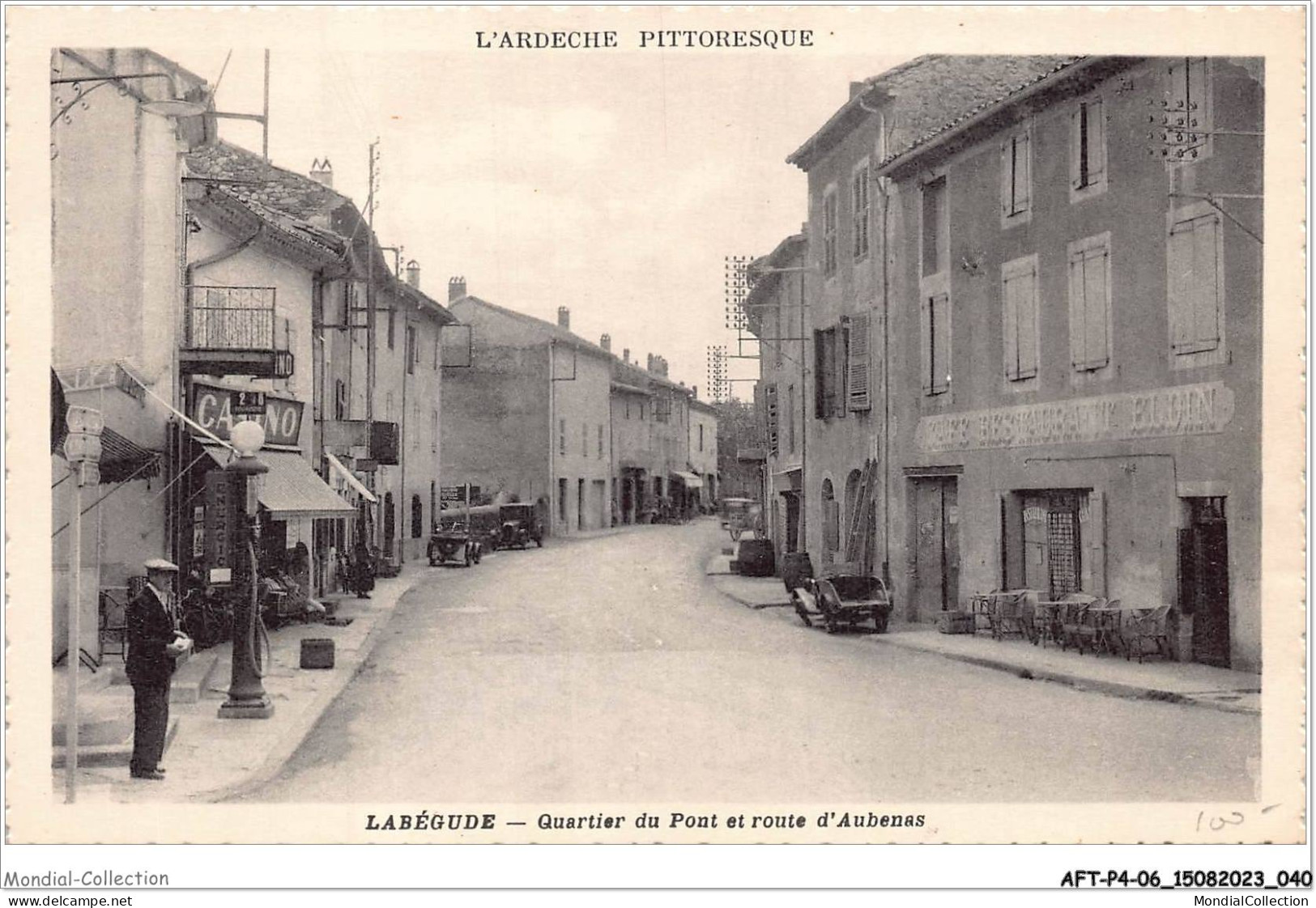 AFTP4-07-0342 - LABEGUDE - Quartier Du Pont Et Route D'aubenas - Largentiere