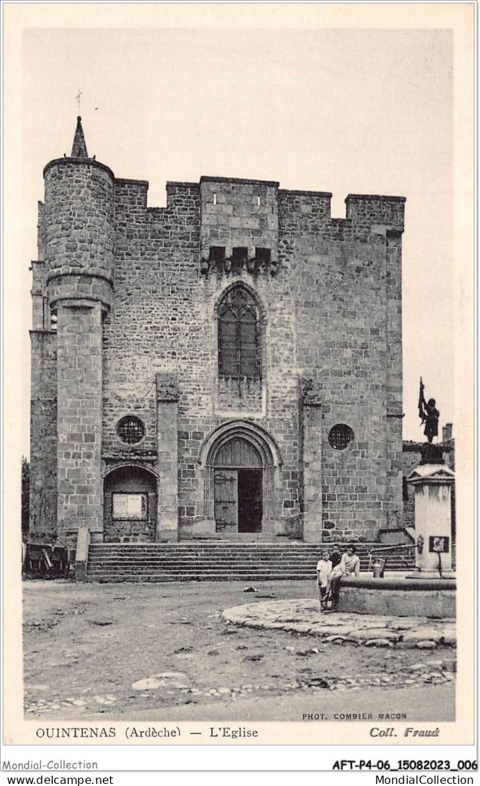 AFTP4-07-0325 - Quintenas - L'église - Tournon