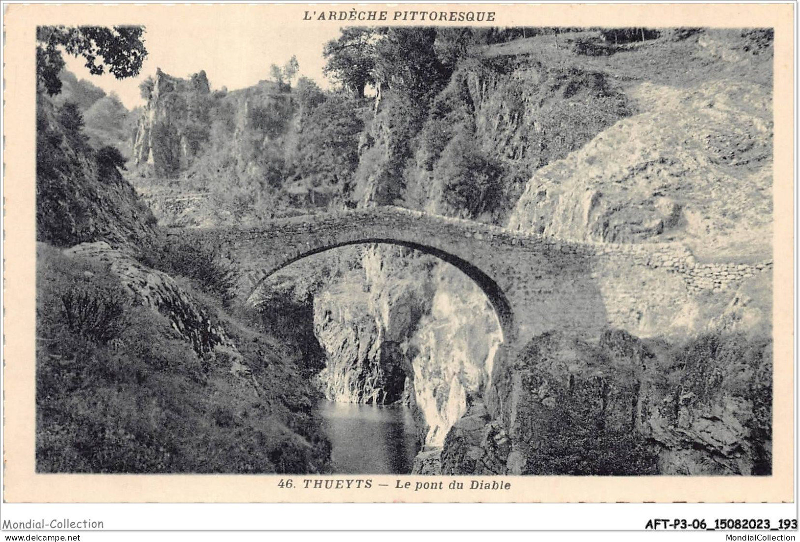 AFTP3-07-0304 - THUEYTS - Le Pont Du Diable - Largentiere