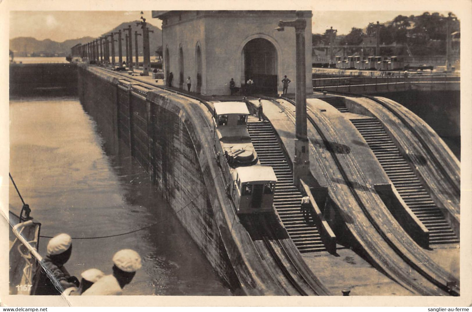 CPA CUBA / ANTILLES / CARTE PHOTO / PANAMA CANAL / PEDRO MIGUEL LOCKS - Cuba