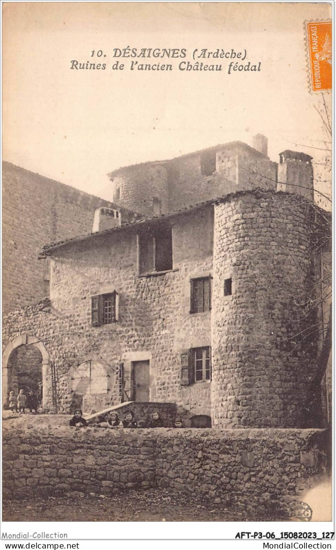 AFTP3-07-0271 - DESAIGNES - Ruines De L'ancien Chateau Feodal - Tournon