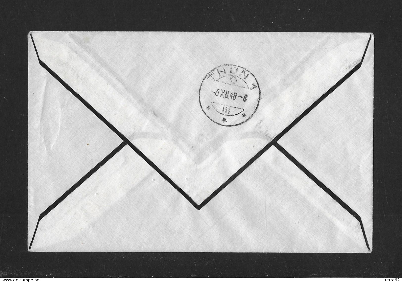 1948 TAG DER BRIEFMARKE SCHAFFHAUSEN ► Chargé-Trauerbrief Von Schaffhausen Nach Thun - Briefe U. Dokumente