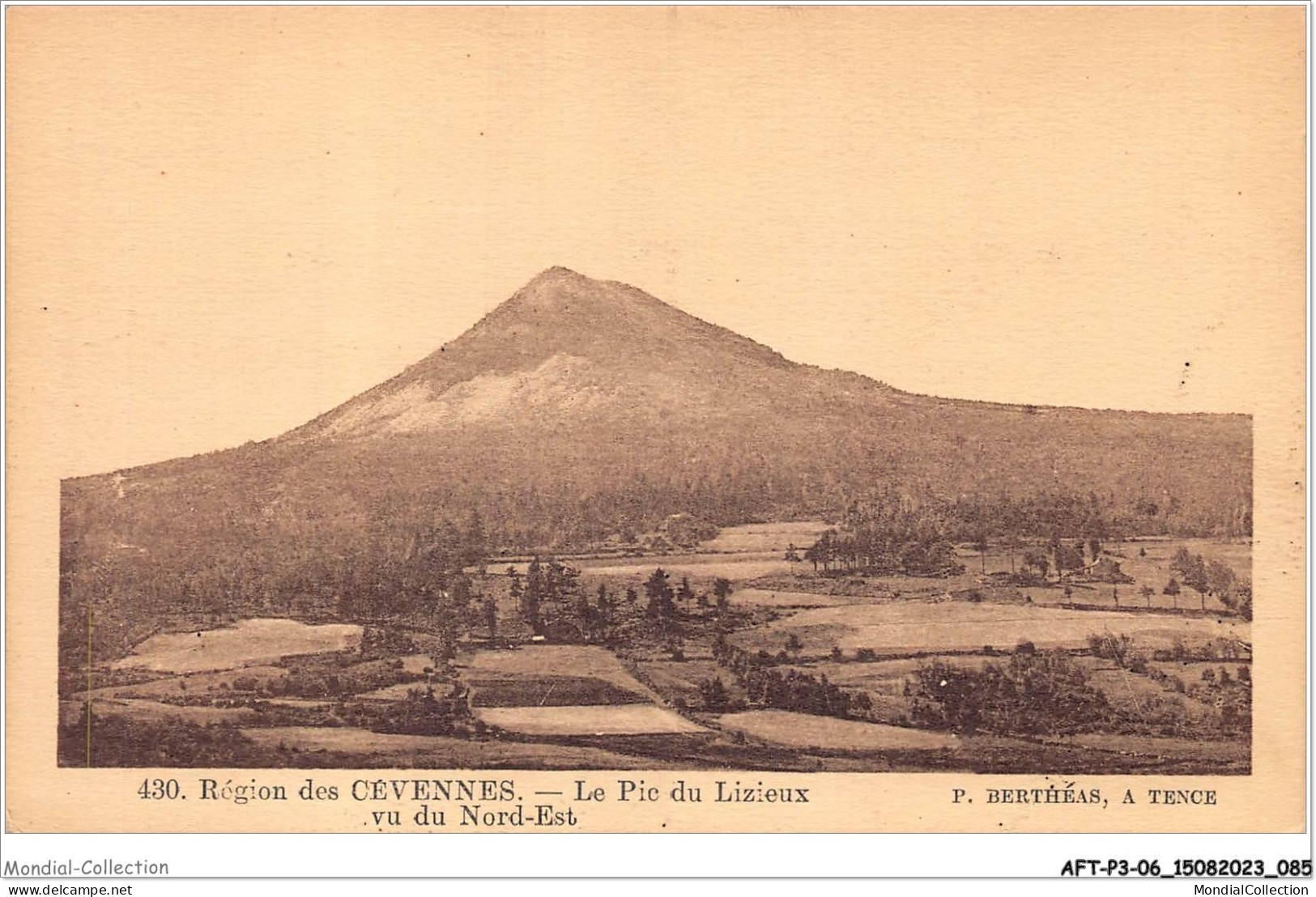 AFTP3-07-0250 - Region Des Cevennes - Le Pie Du Lizieux Vue Du Nord-est - Sonstige & Ohne Zuordnung