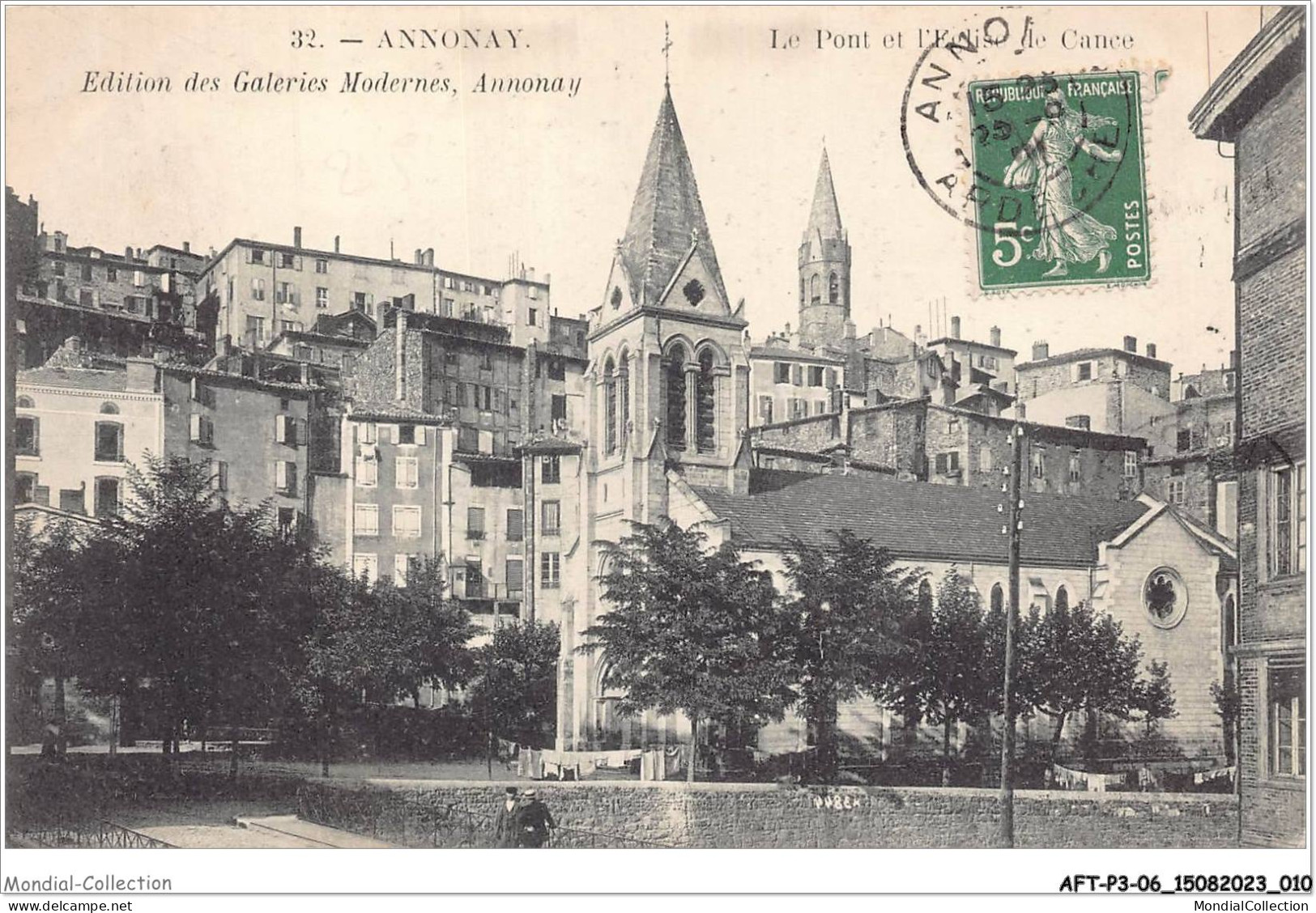 AFTP3-07-0212 - ANNONAY - Le Pont Et L'église De Cance - Annonay