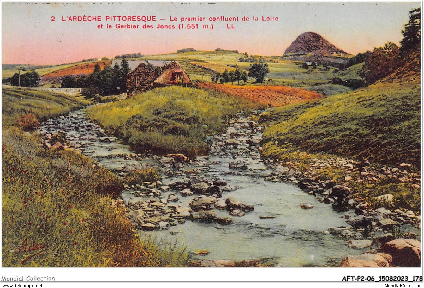 AFTP2-07-0190 - Lac D'issarlès - Le Premier Confluent De La Laire - Largentiere