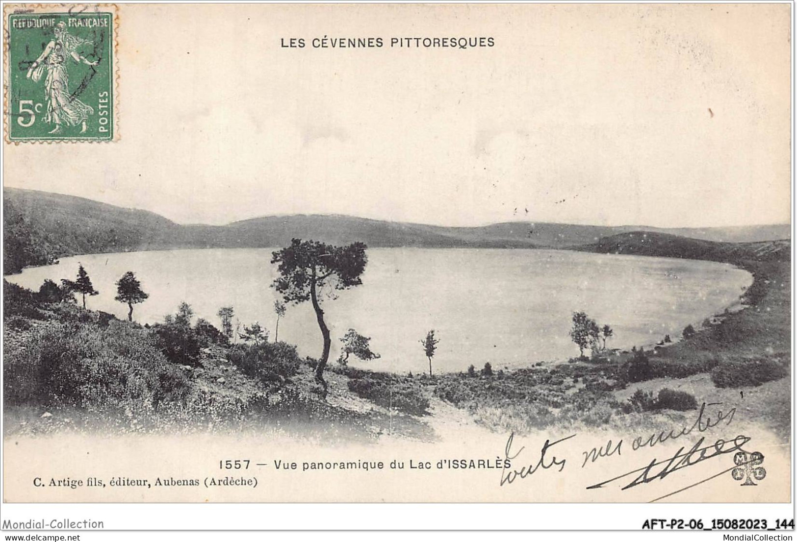 AFTP2-07-0173 - Lac D'issarlès - Vue Panoramique - Largentiere