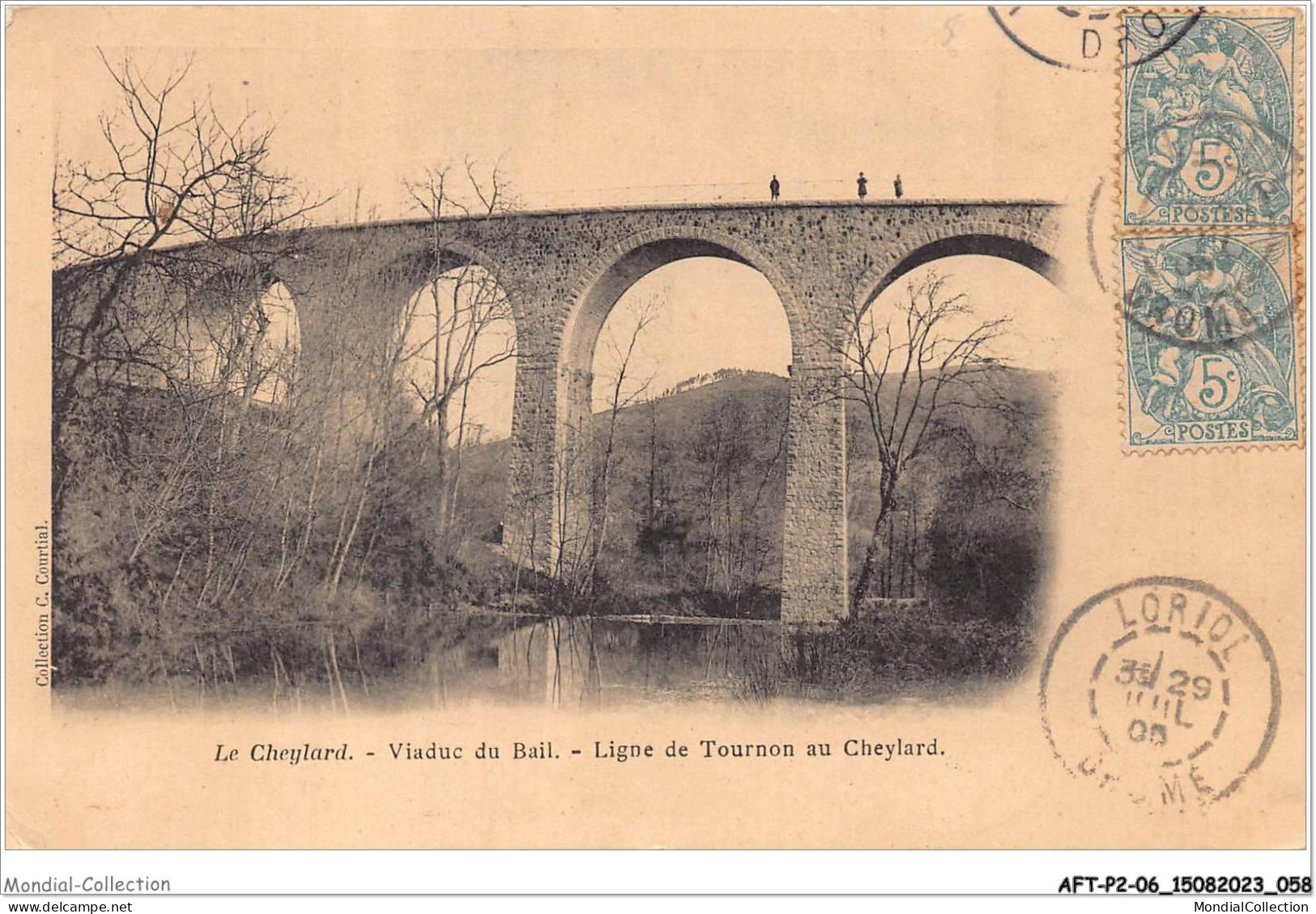 AFTP2-07-0130 - LE CHEYLARD - Viaduc Du Bail - Ligne De Tournon Au Cheylard - Le Cheylard