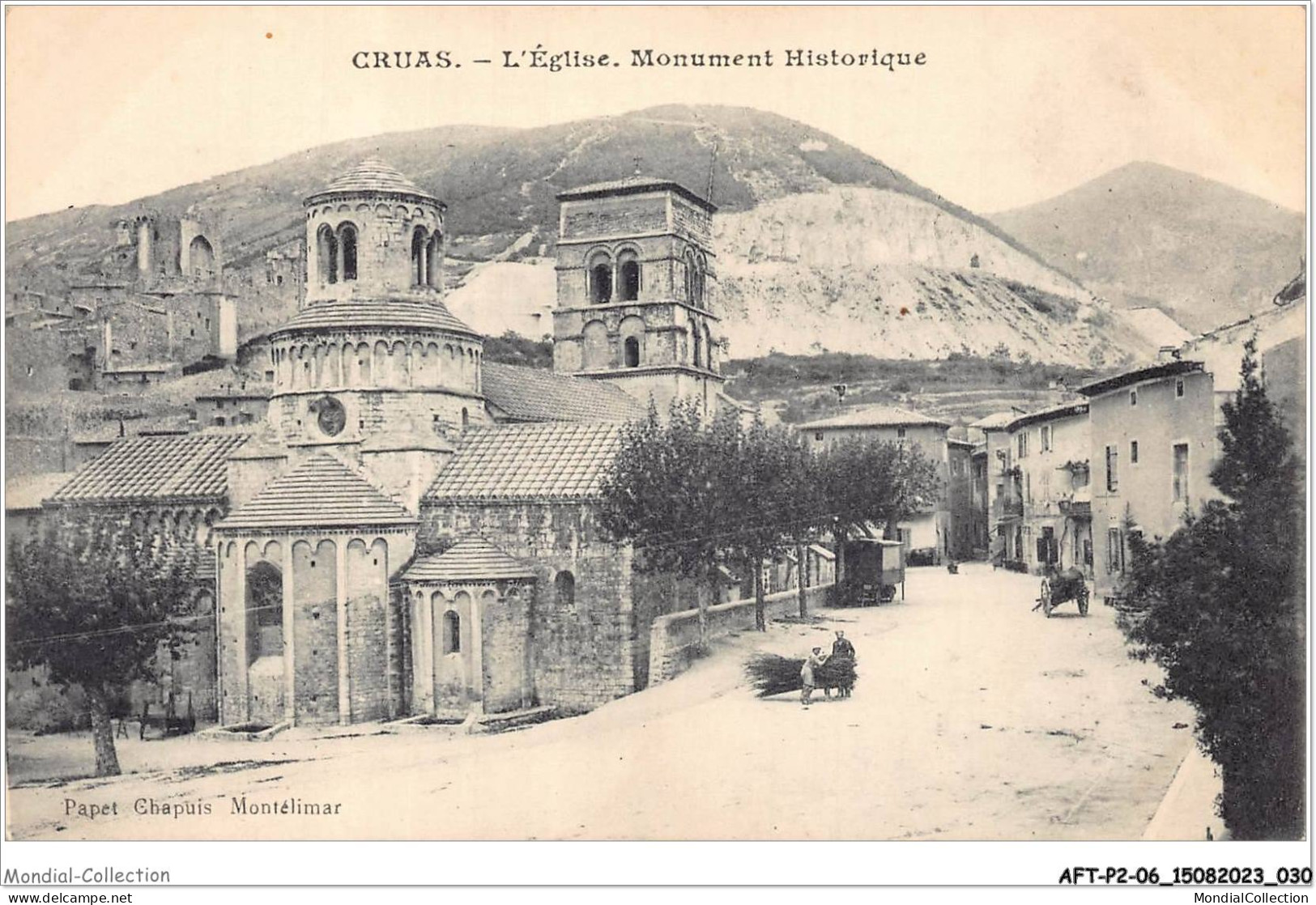 AFTP2-07-0116 - Cruas - L'église - Monument Historique - Le Pouzin