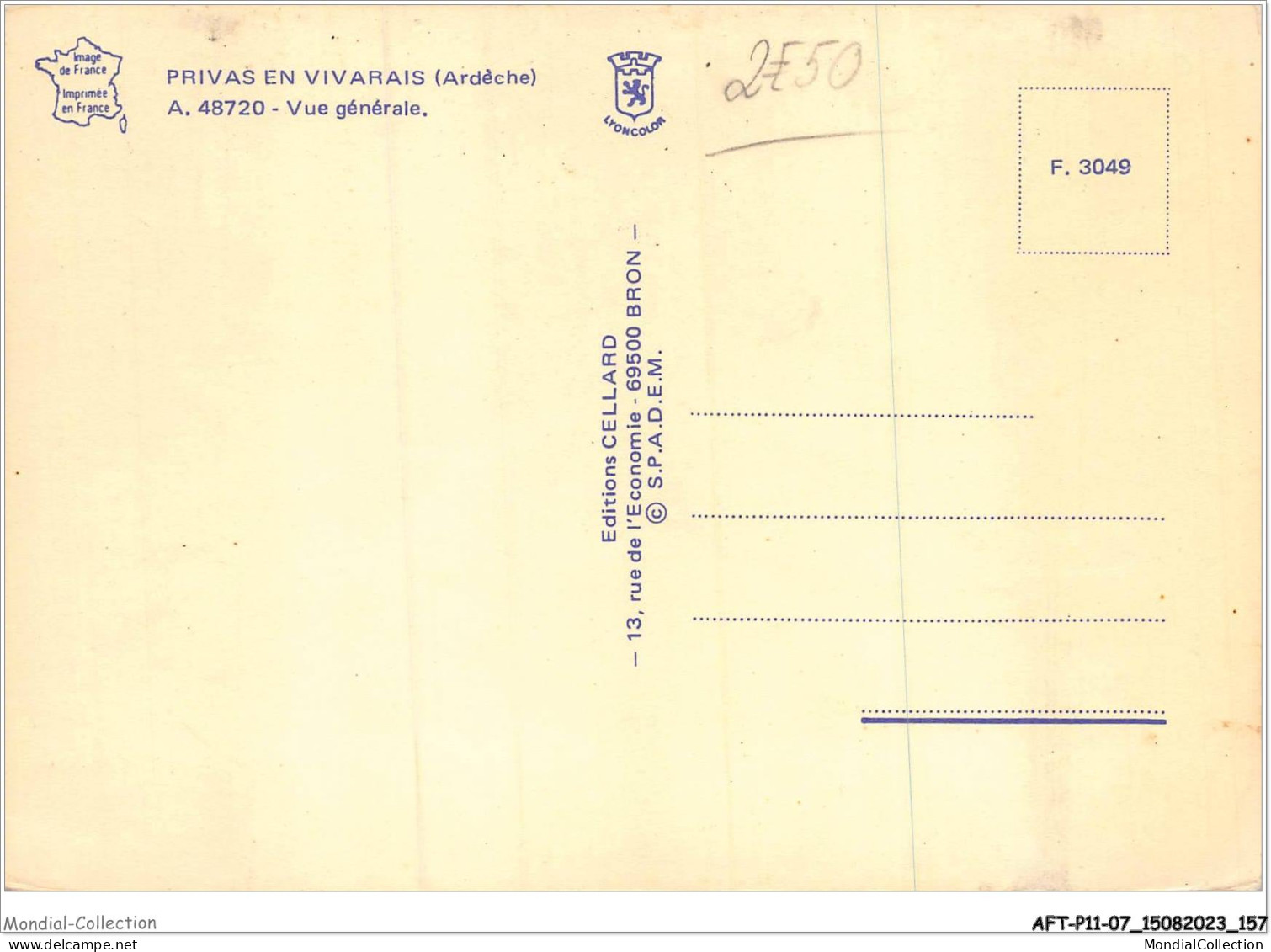 AFTP11-07-1086 - PRIVAS - Vue Generale - Privas
